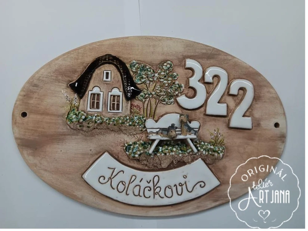 Keramická jmenovka