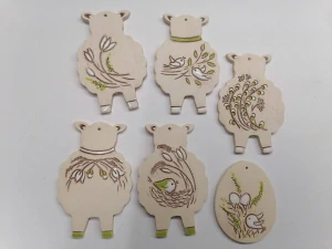 Drobné velikonoční tvary dle momentální nabídky