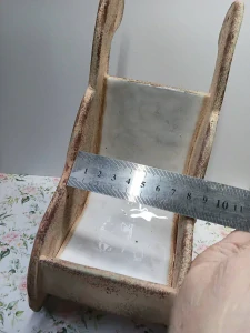Keramický kočárek vintage sedačka