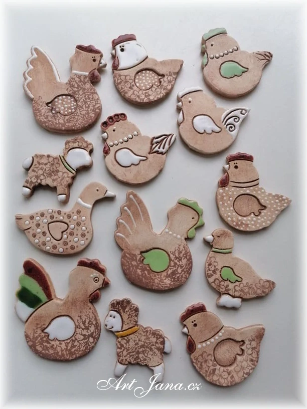 Drobné velikonoční tvary dle momentální nabídky