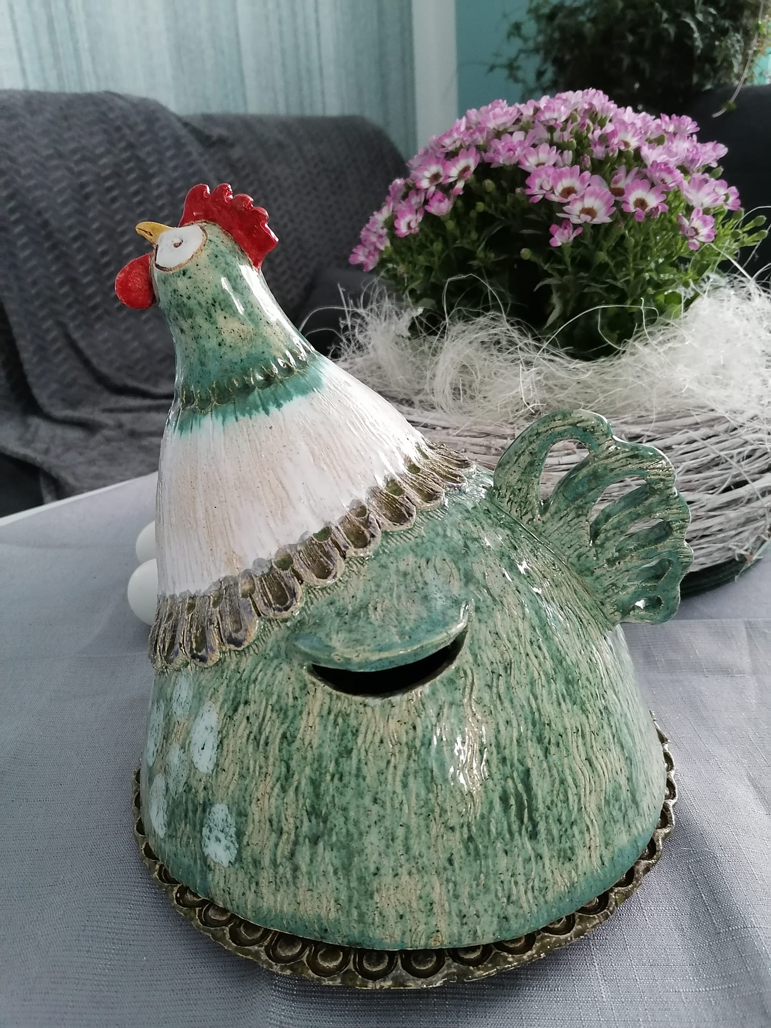 Slepice poklop s podtalířem