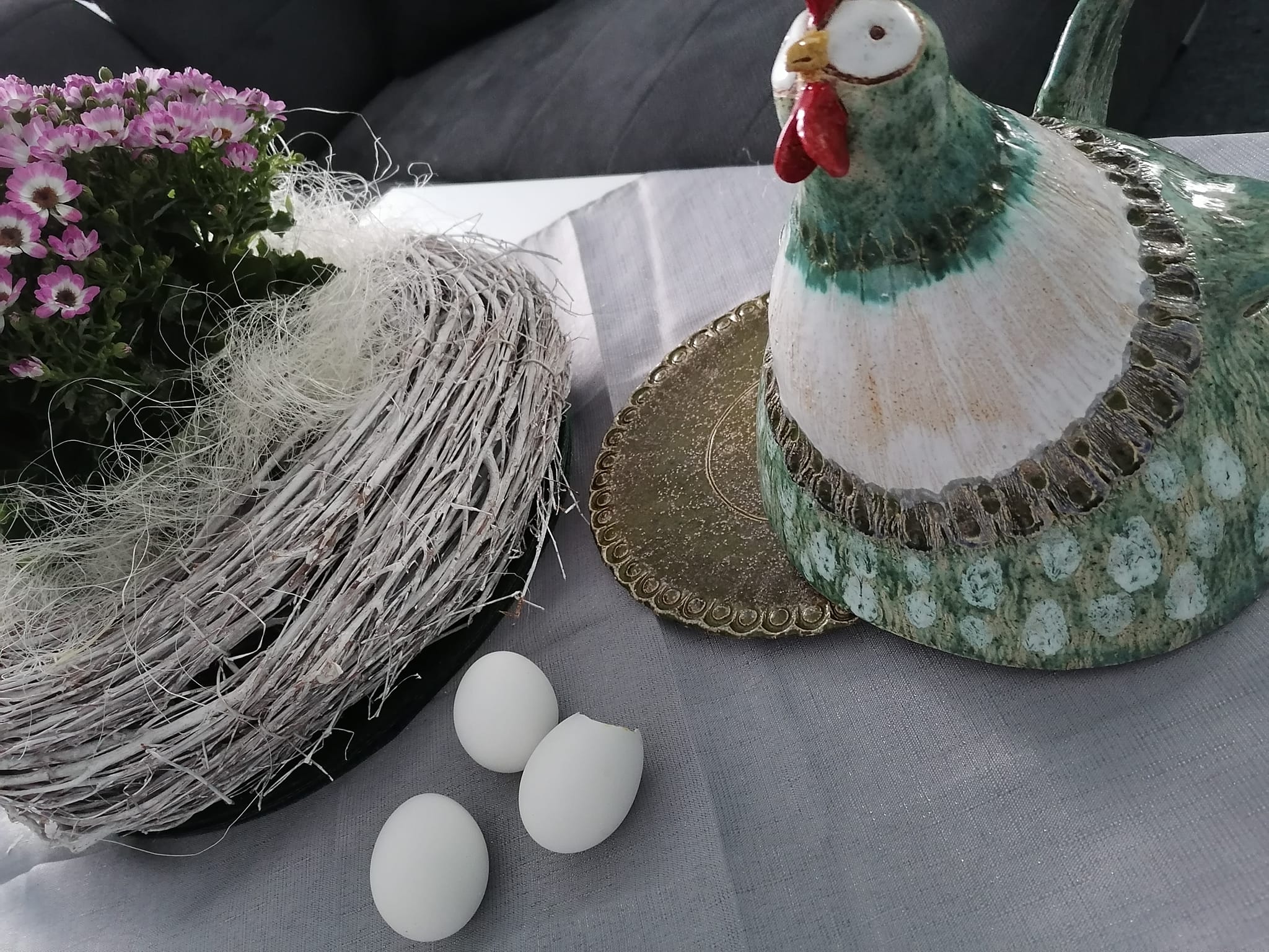 Slepice poklop s podtalířem