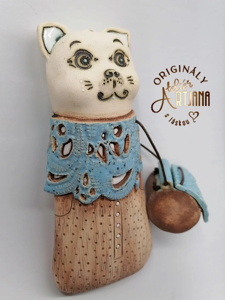 Dárková sada kočička modrá