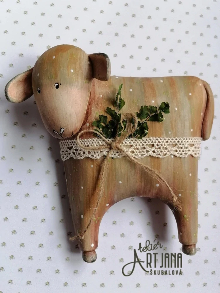 Ovečka cca 16x16 cm