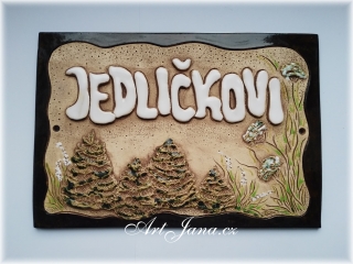 Keramická cedulka