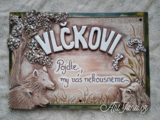 Keramická cedulka 