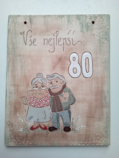Cedulka "Vše nejlepší"