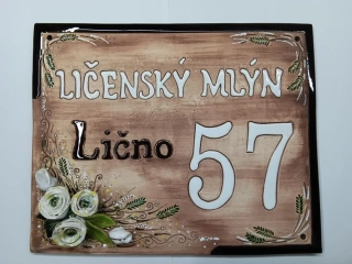 Cedulka Ličenský Mlýn 1