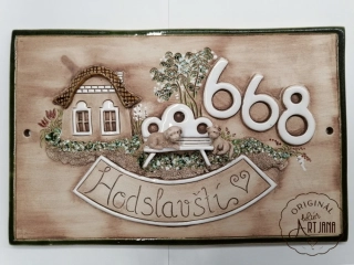 Keramická cedulka