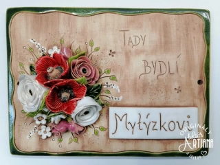 Cedulka s vlčími máky