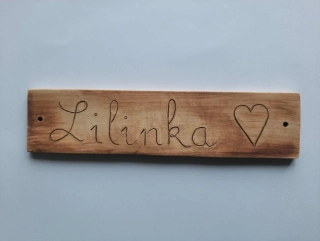 Malá keramická cedulka