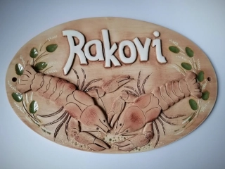 Keramická cedulka